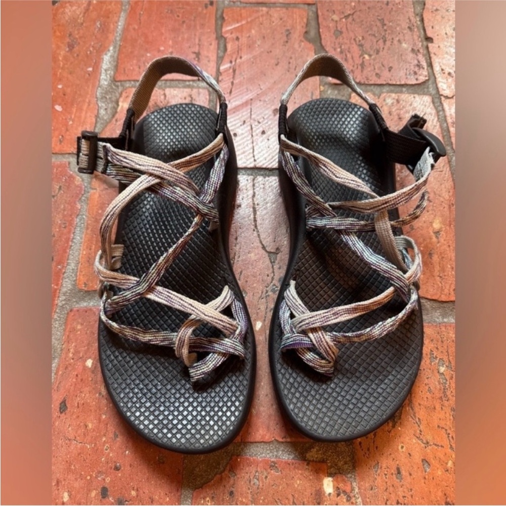 Chaco Z/Cloud Sandals Womens 9 Brown Multicolor Outdoor Hiking Trail Comfort - Picture 3 of 10